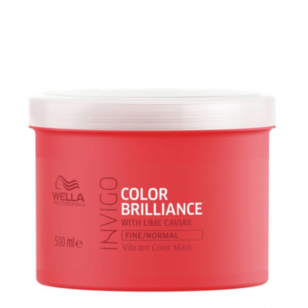 Wella Professionals INVIGO Color Brilliance with Lime Vibrant Color Mask, 500ml