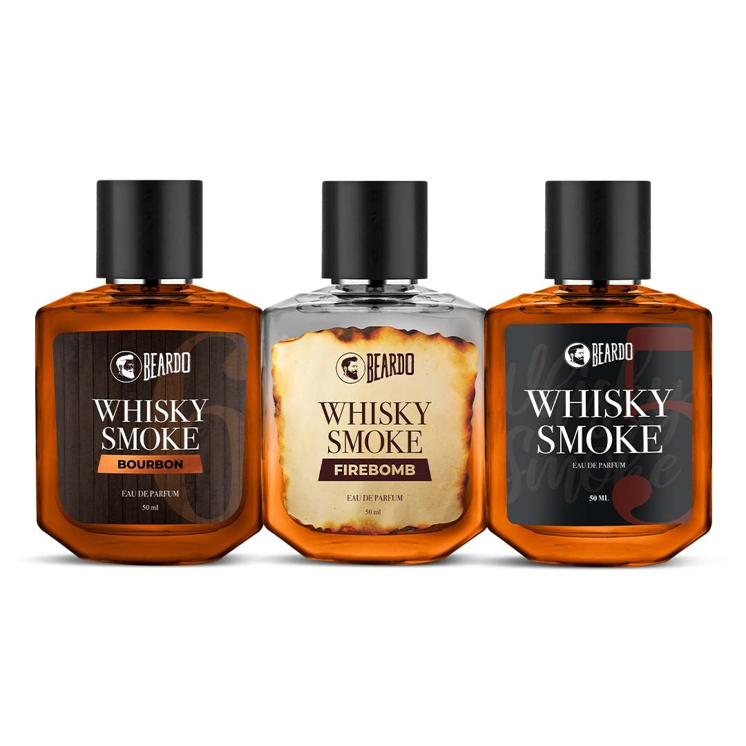 Beardo Whisky Smoke Perfume EDP Trio 50ml x 3 - Buy from Indicrest