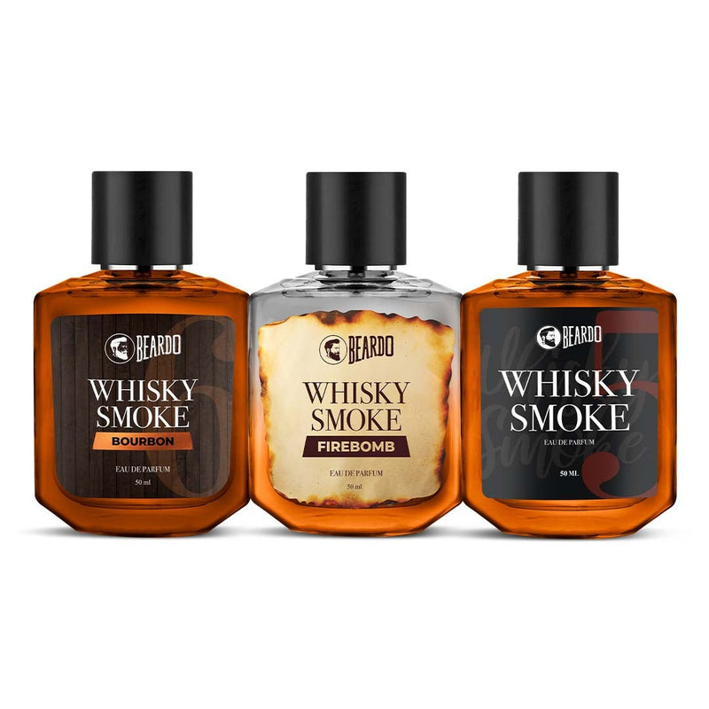 Beardo Whisky Smoke Perfume EDP Trio 50ml x 3 - Buy from Indicrest
