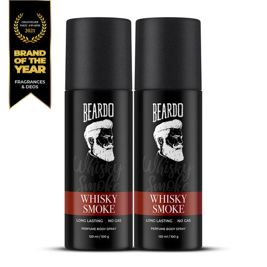 Beardo Whisky Smoke Perfume Body Spray, Pack of 2 - Buy from Indicrest