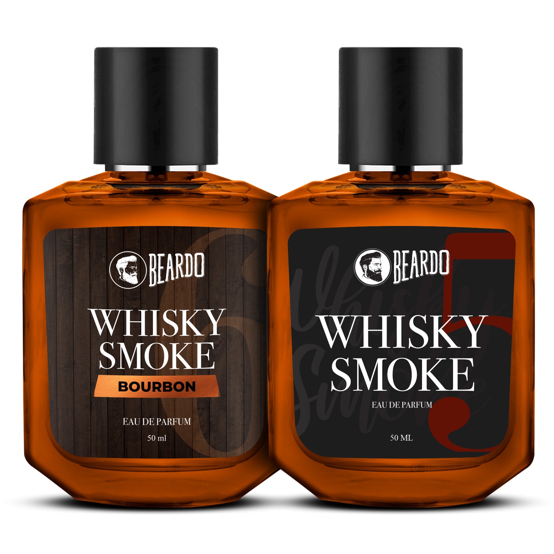 Beardo Whisky Smoke 50ml & WS Bourbon EDP 50ml Combo - Buy from Indicrest