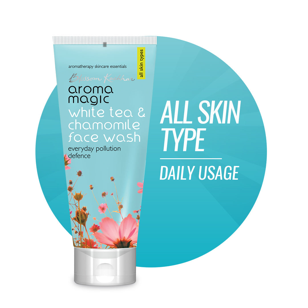 Aroma Magic White Tea & Chamomile Face Wash For All Skin Type, 100ml - Image 2 - Buy from Indicrest