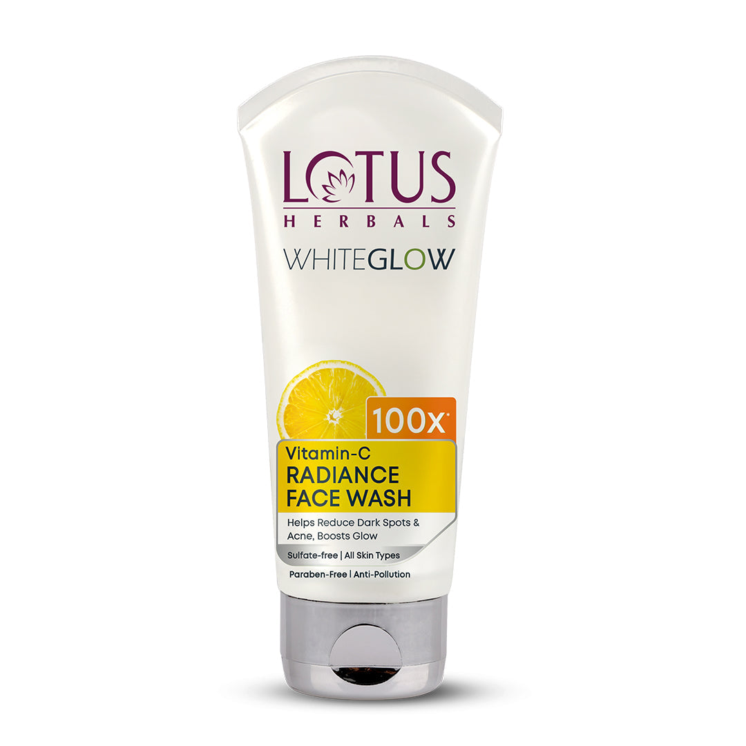 Lotus Herbals WhiteGlow Vitamin-C Radiance Facewash, 2 X 100g