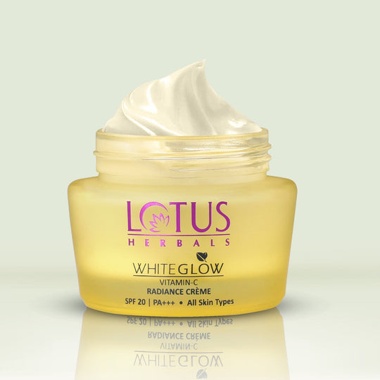 Lotus Herbals WhiteGlow Vitamin-C Radiance Creme SPF 20 I PA+++, 50g