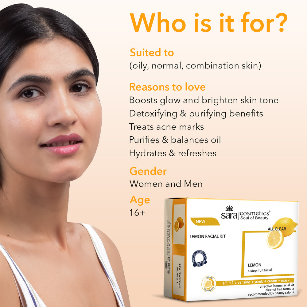 SARA LEMON FACIAL KIT, 4 X 200g - Image 9 - Buy from Indicrest