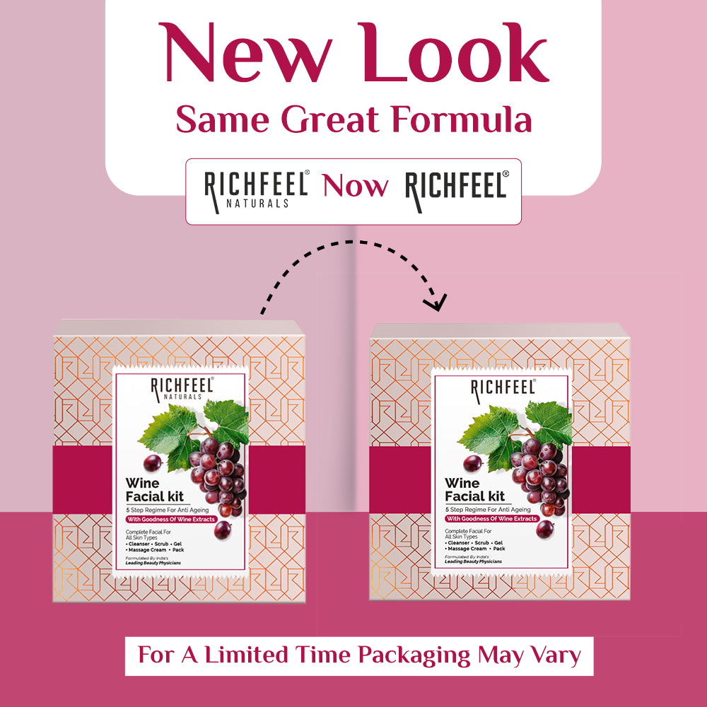 Richfeell Wine Facial Kit 30 gm - Image 2 - Buy from Indicrest