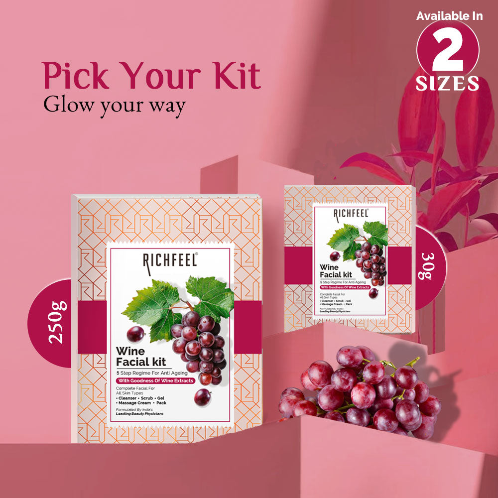 Richfeell Wine Facial Kit 30 gm - Image 6 - Buy from Indicrest