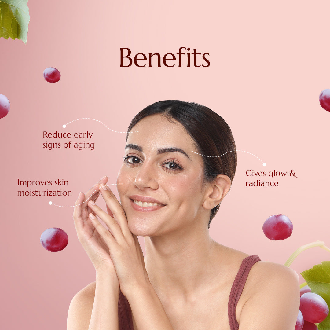Astaberry Wine Mini Facial Kit | 5 Steps - Image 5 - Buy from Indicrest