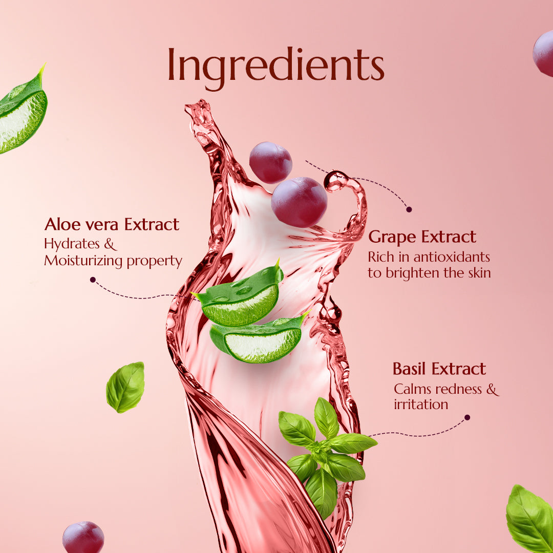 Astaberry Wine Mini Facial Kit | 5 Steps - Image 6 - Buy from Indicrest