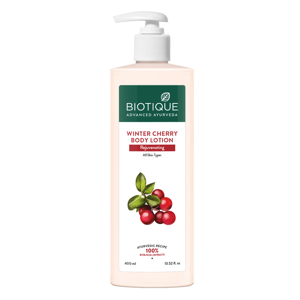 Biotique Winter Cherry Rejuvenating Body Lotion, 120ml - Image 6 - Buy from Indicrest