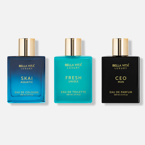 Work & Play Perfume Combo - 3 x 100ml - Indicrest