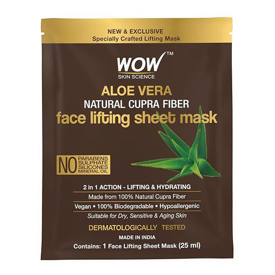 Wow Aloe Vera Sheet Mask - Indicrest Buy at Indicrest