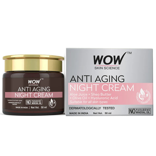 Wow Anti Aging Night Cream, 50ml - Indicrest Buy at Indicrest
