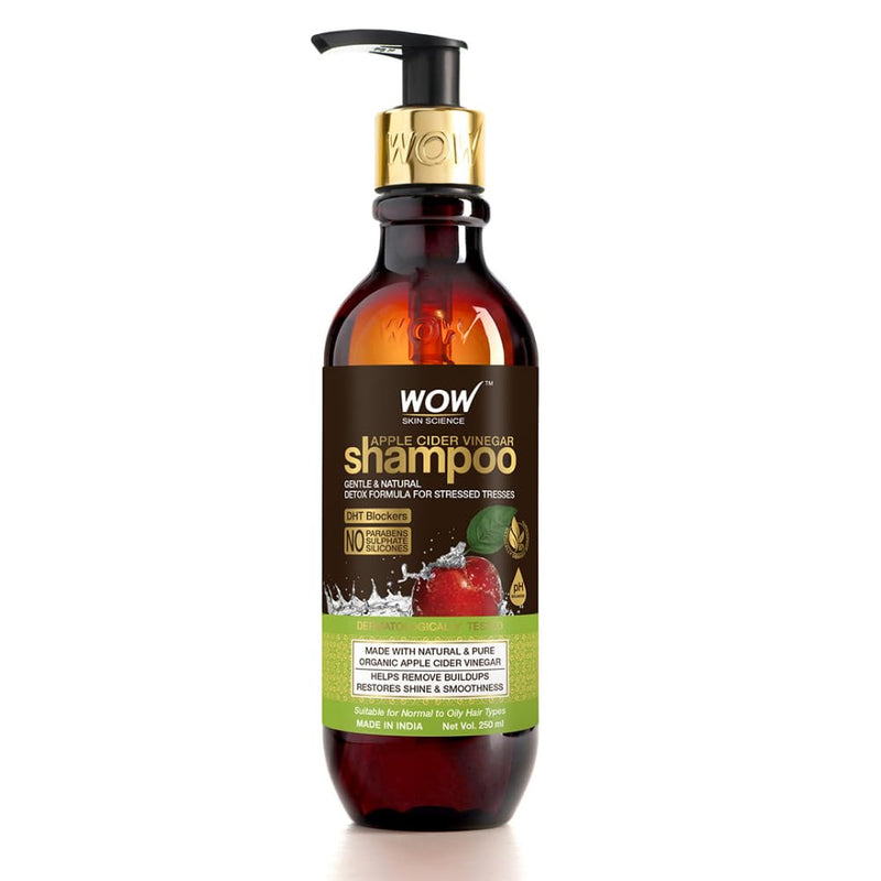 Wow Apple Cider Vinegar Shampoo, 250ml - Indicrest Buy at Indicrest