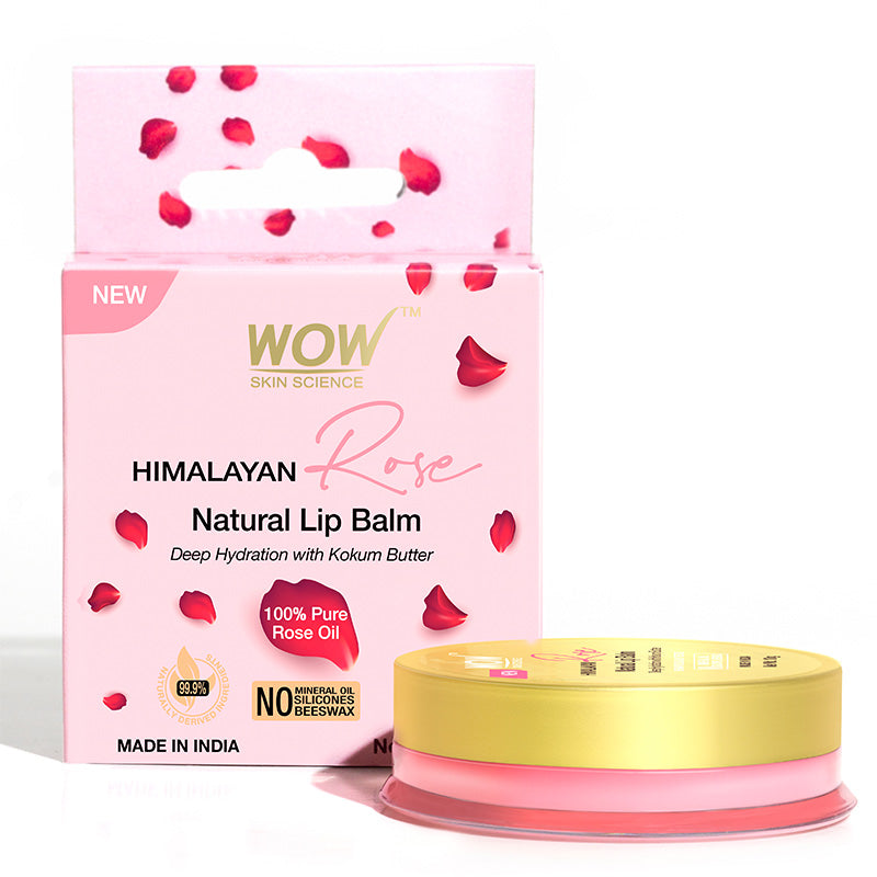 Wow Himalayan Natural Lip Balm, 10g - Indicrest