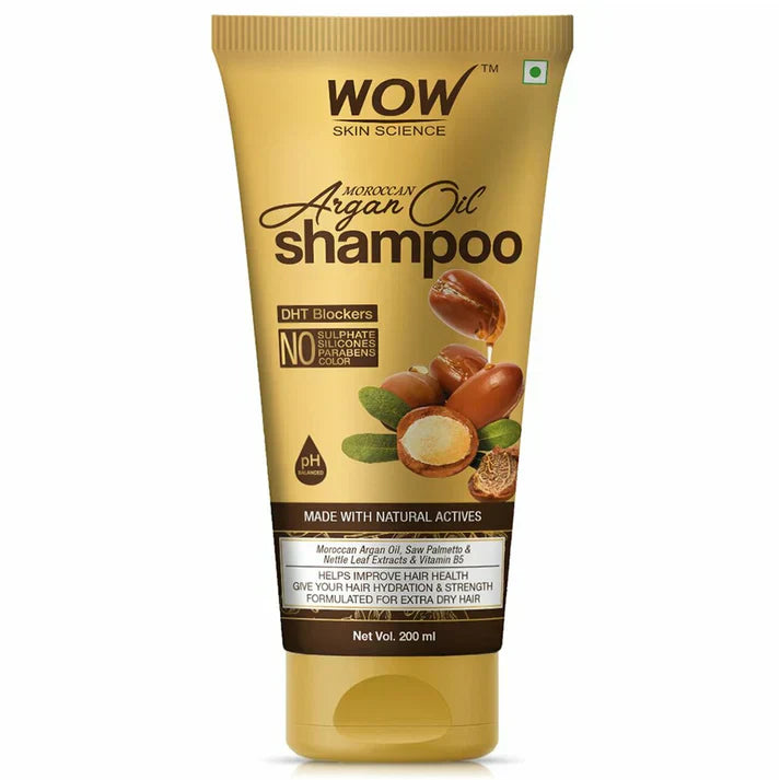 Wow Moroccan Argan Oil Shampoo, 200ml - Indicrest