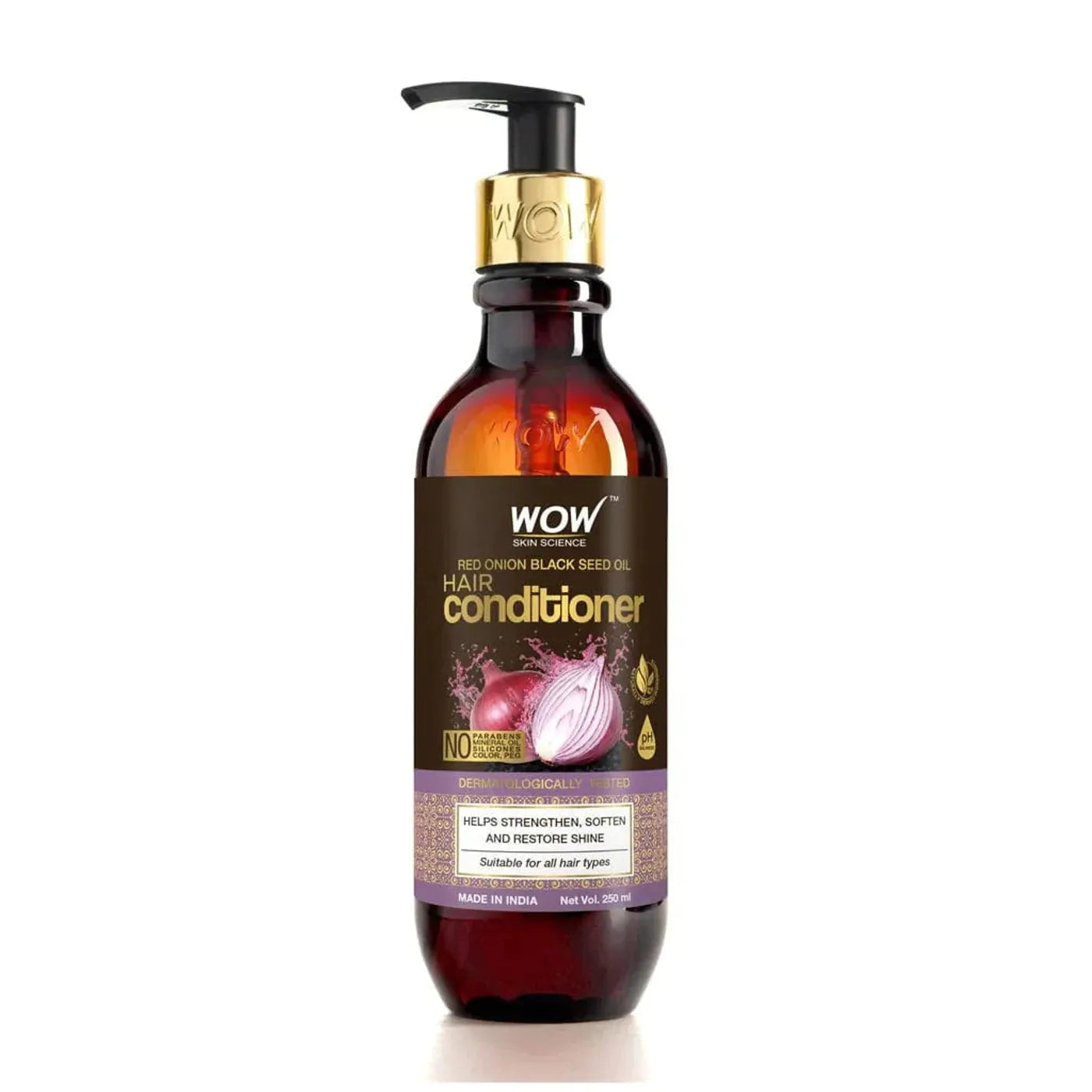 Wow Red Onion Black Seed Conditioner, 100ml - Indicrest