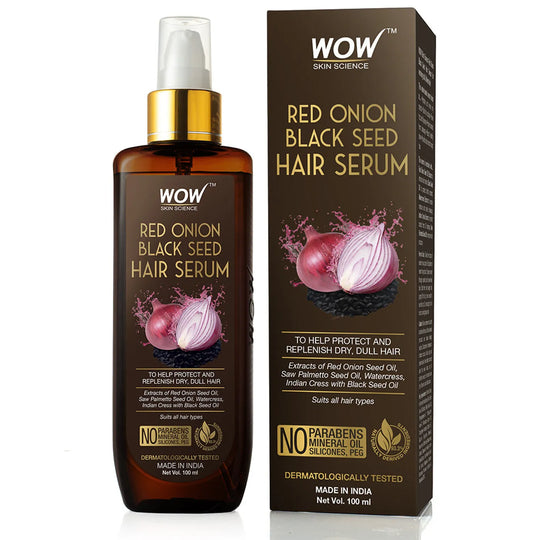 Wow Red Onion Black Seed Hair Serum, 100ml - Indicrest Buy at Indicrest