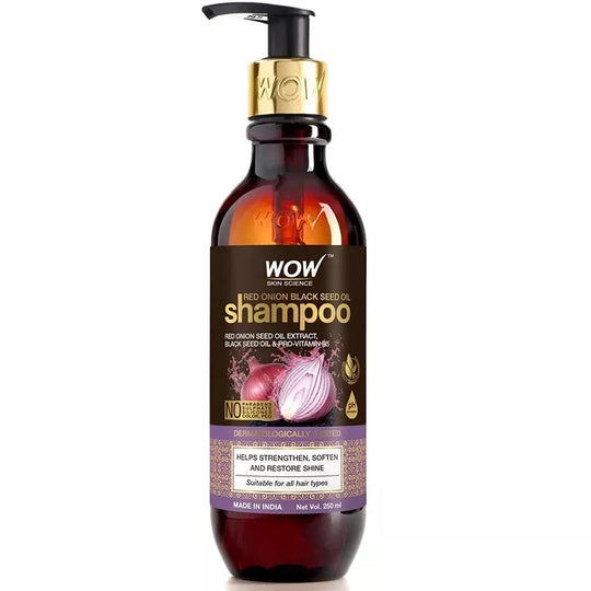 Wow Red Onion Black Seed Shampoo 250ml - Indicrest Buy at Indicrest