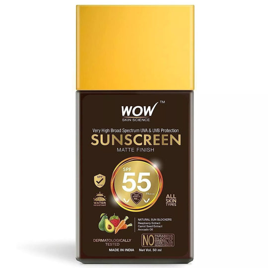 Wow Sunscreen SPF 55, 50ml - Indicrest Buy at Indicrest