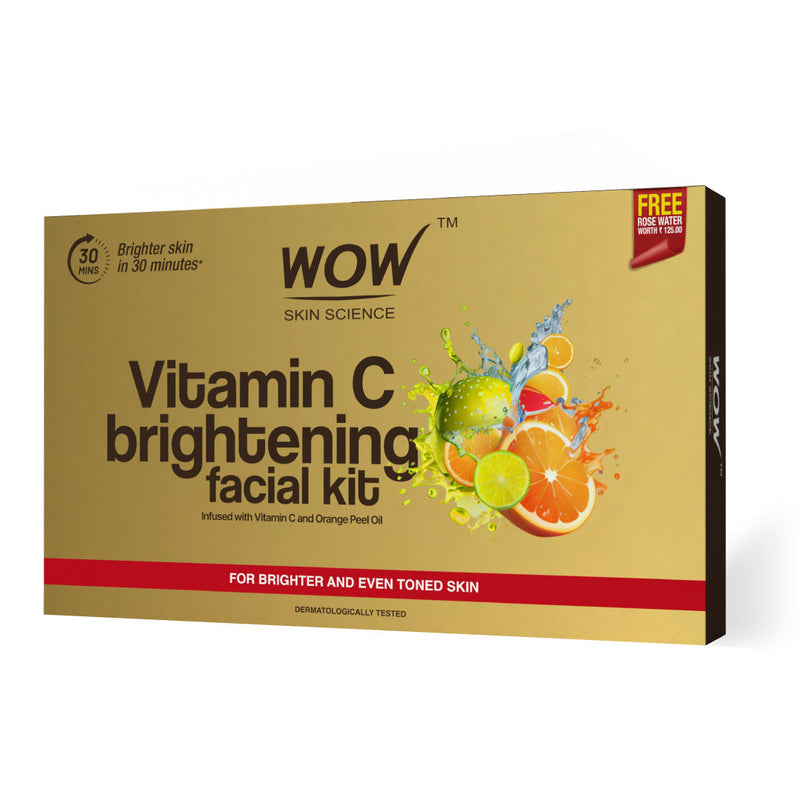 Wow Vitamin C Brightening Facial Kit - Indicrest Buy at Indicrest