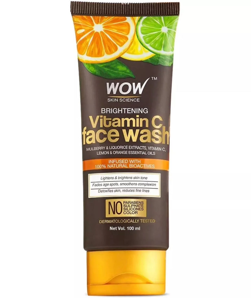 Wow Vitamin C Face Wash, 100ml - Indicrest Buy at Indicrest