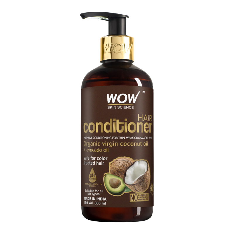 WOW Skin Science Coconut Oil & Avocado Oil Hair Conditioner, 300ml Buy at Indicrest