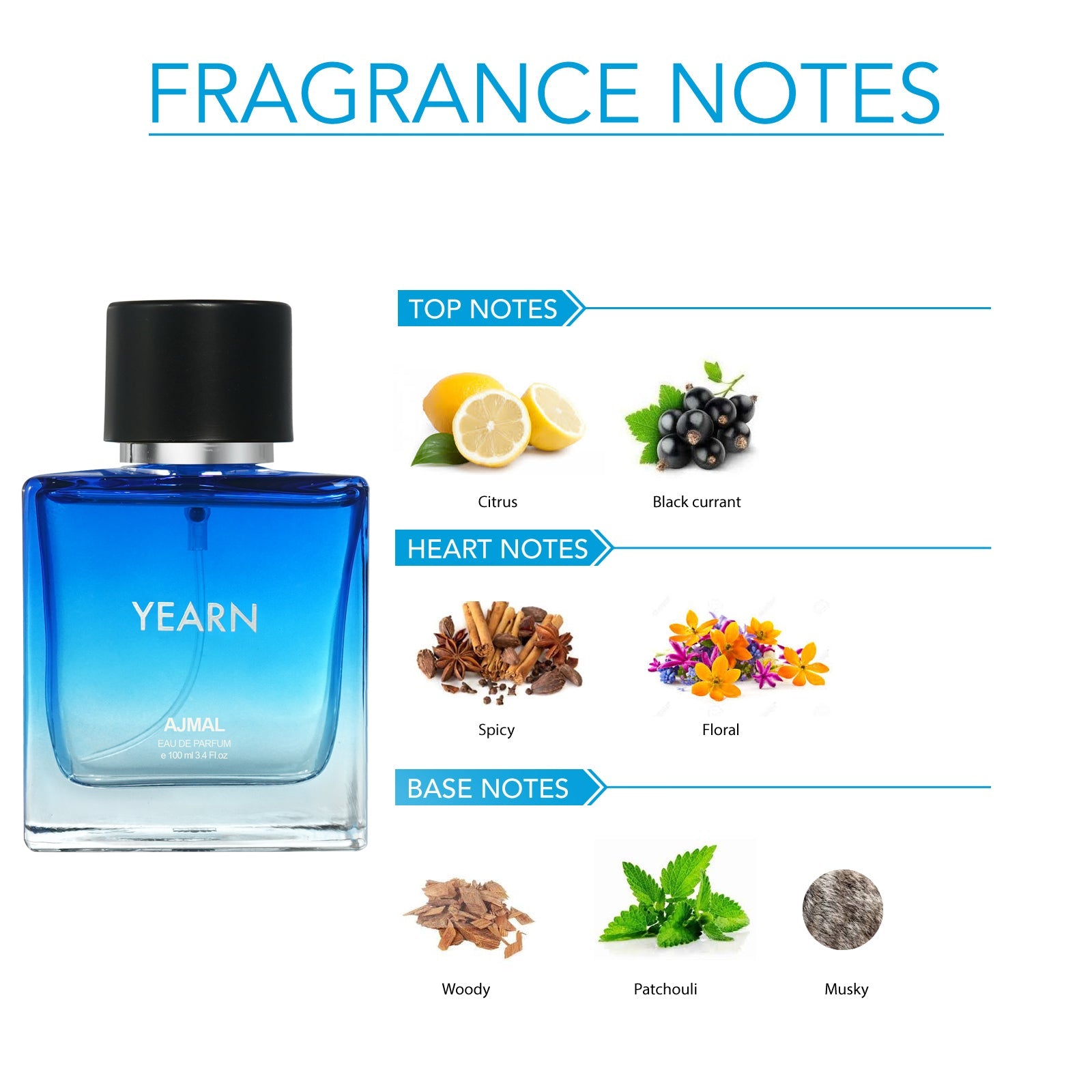 YEARN Perfume 100ML for Men - Image 5 - Buy from Indicrest
