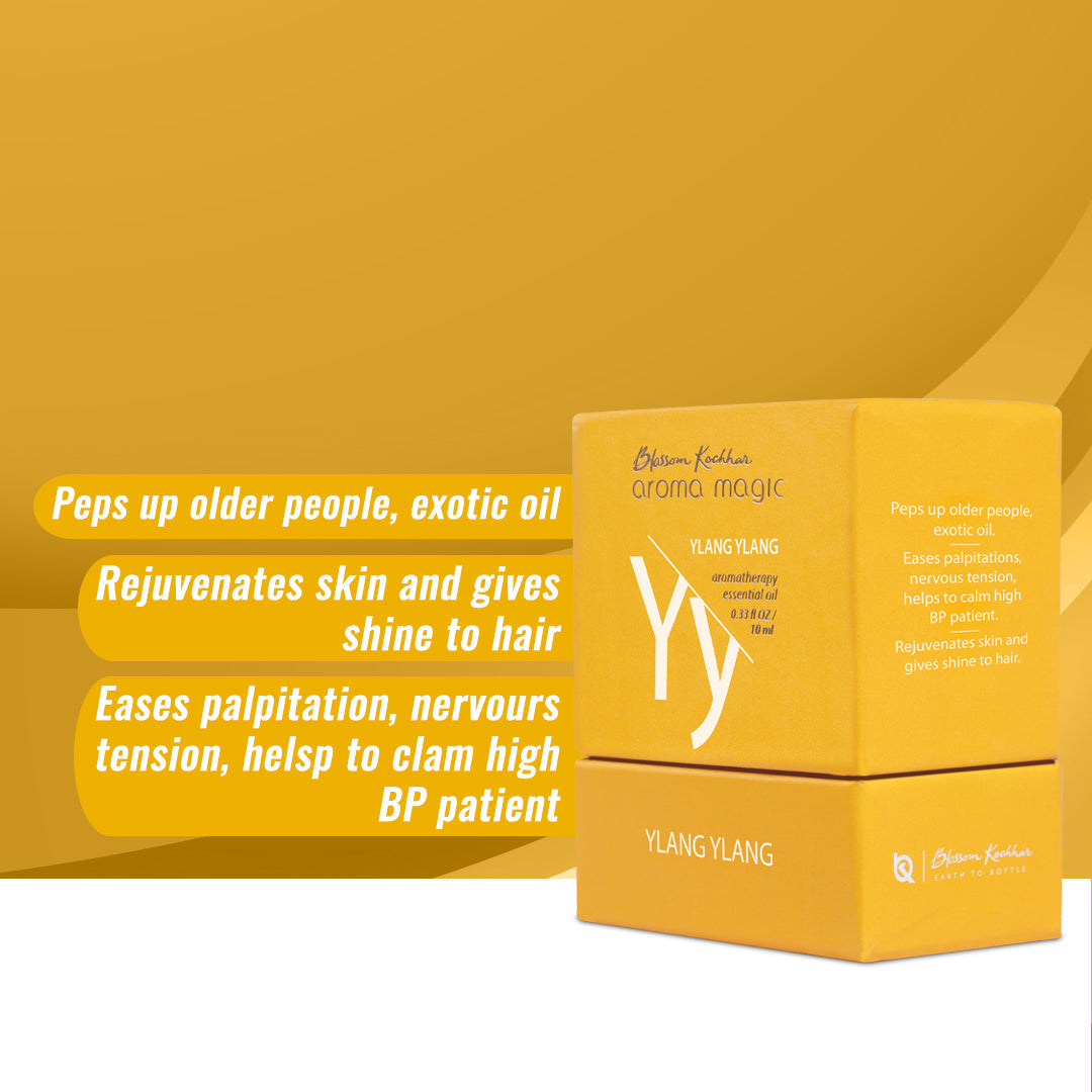 Aroma Magic Ylang Ylang Essential Oil - Boost Energy & Rejuvenate Skin, 10ml - Image 3 - Buy from Indicrest
