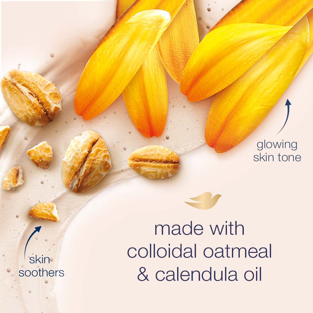 Dove Exfoliating Body Polish Scrub - Oatmeal & Calendula Oil, 298g Buy at Indicrest Image 4