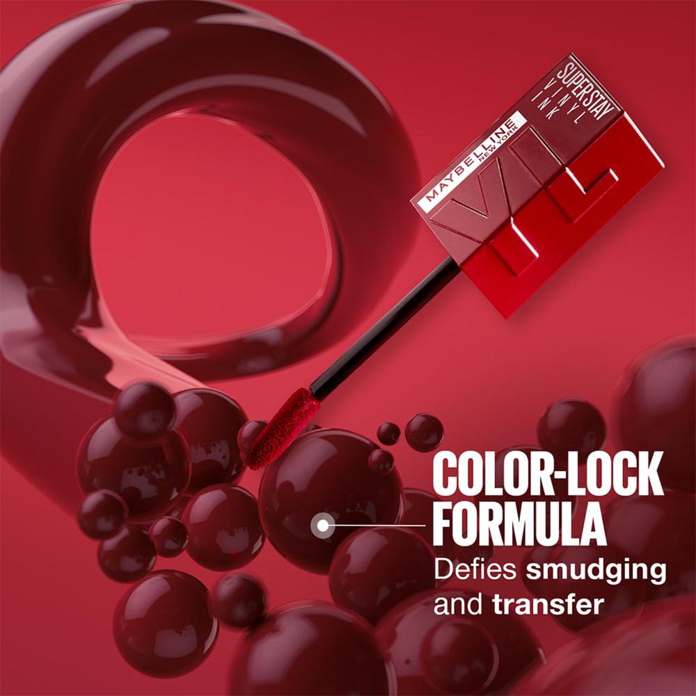 Maybelline New York Super Stay Vinyl Ink Liquid Lipstick, Instant Shine Lasts Up To 16H - Striking, 4.2ml Buy at Indicrest Image 6