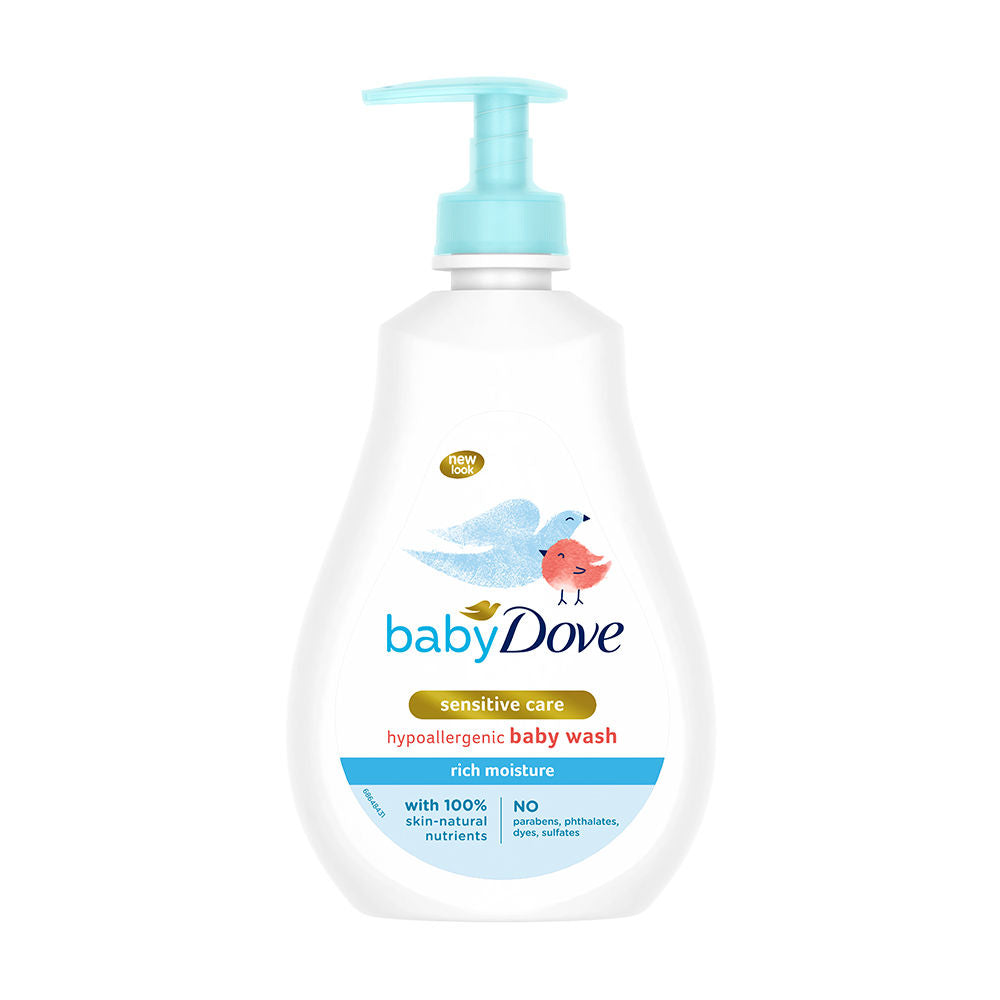 Baby Dove Rich Moisture Baby Wash Moisturizing Baby Wash For Nourished Skin, 400ml
