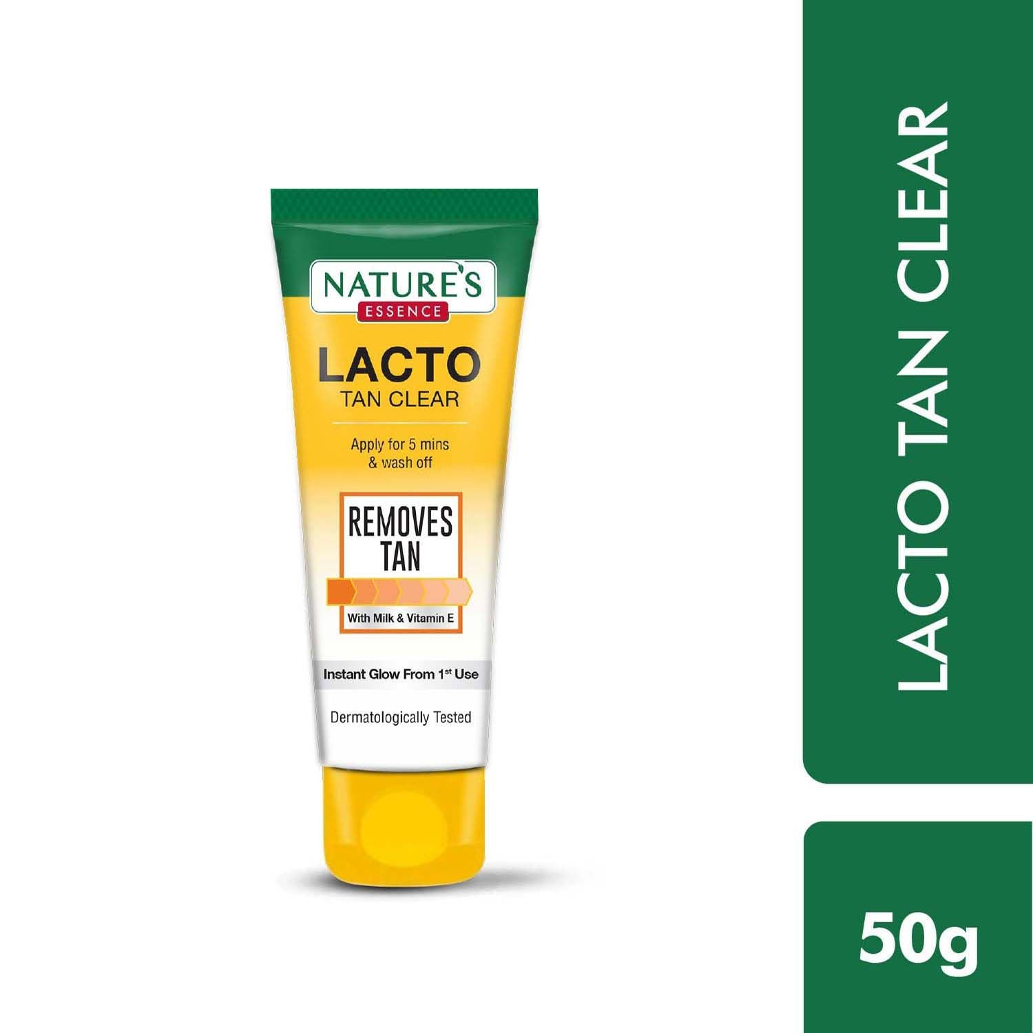 Nature's Essence Lacto Tan Clear Removes Tan, 50g Buy at Indicrest