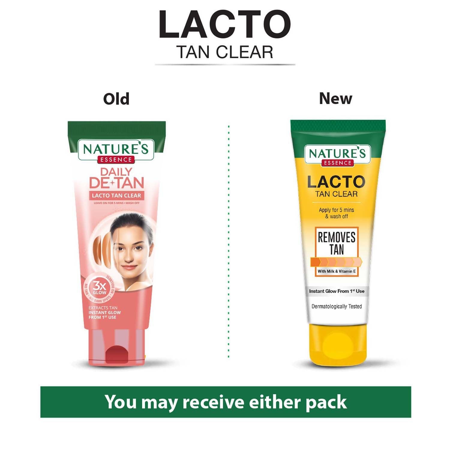 Nature's Essence Lacto Tan Clear Removes Tan, 50g Buy at Indicrest Image 3