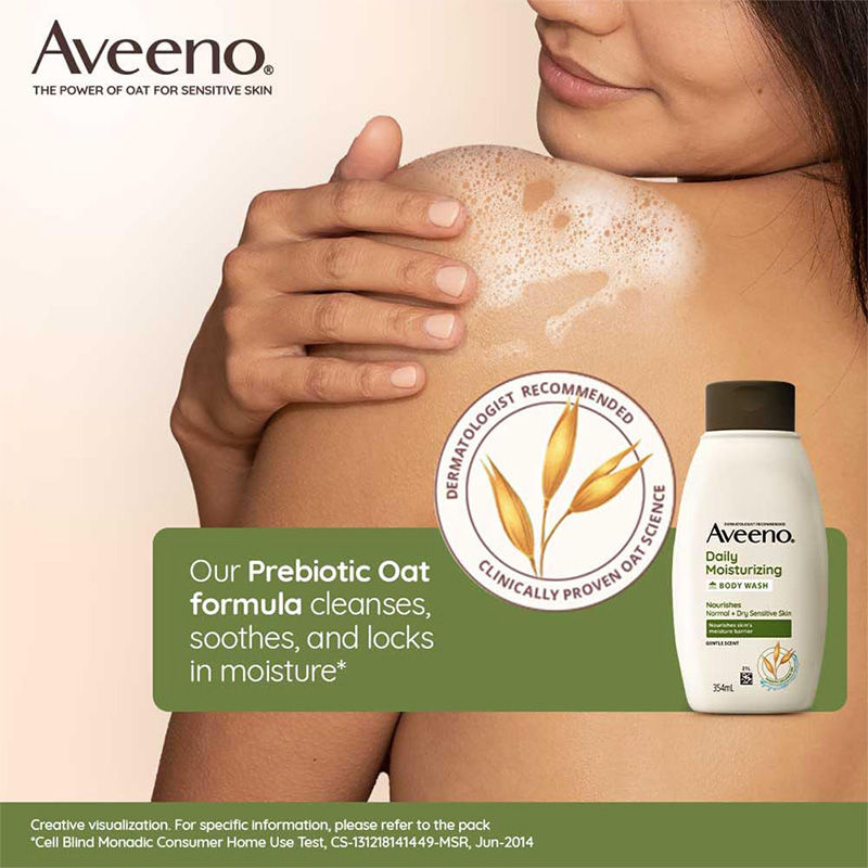 Aveeno Skin Relief Lotion + Daily Moisturizing Wash Combo for Sensitive, Dry, Normal Skin