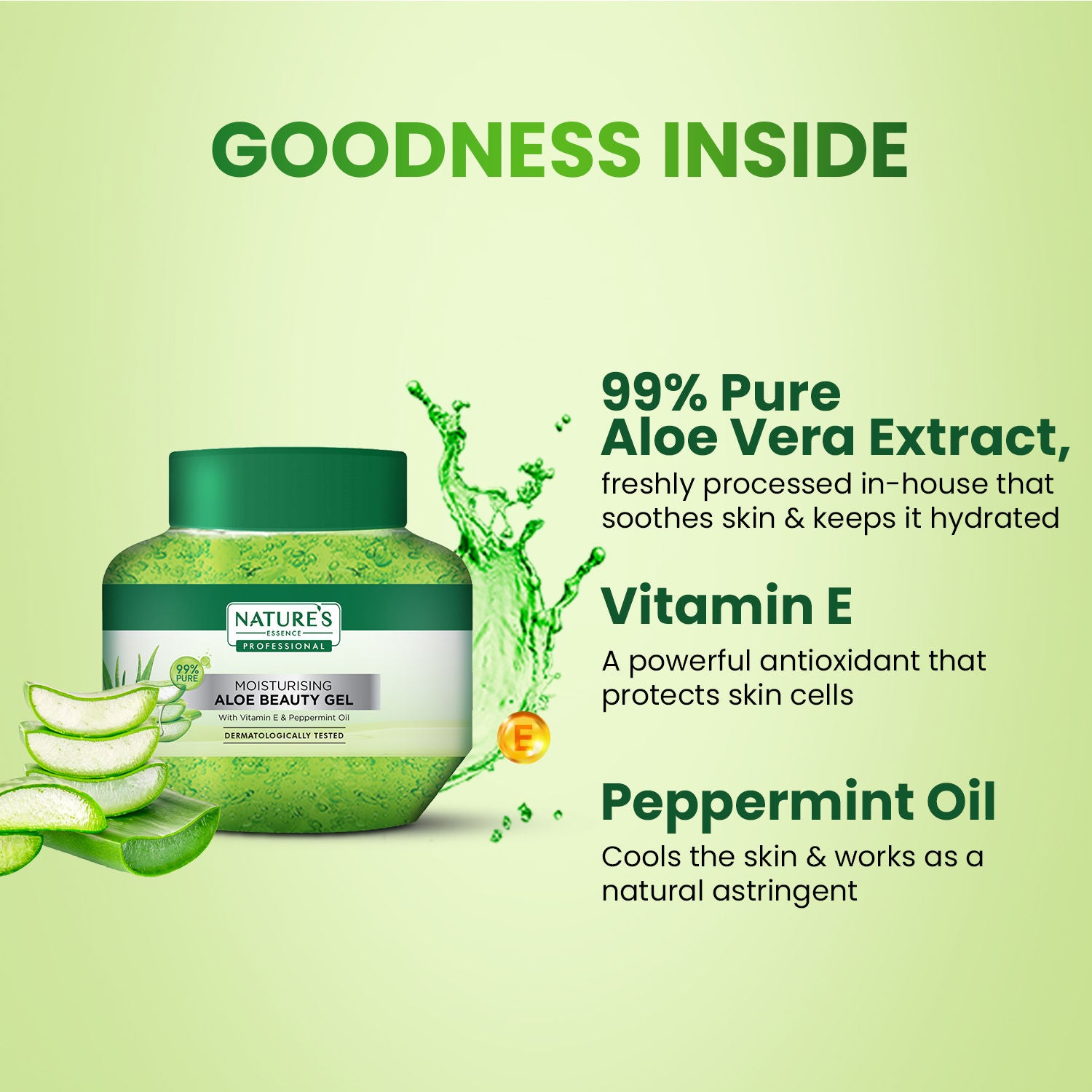 Nature's Essence Moisturising Aloe Beauty Gel, 450g Buy at Indicrest Image 6