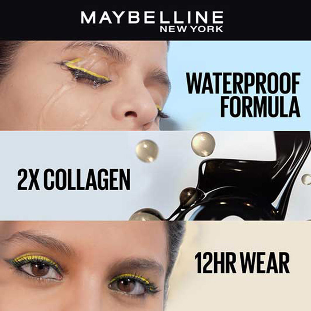 Maybelline New York The Colossal Volumizing Waterproof Mascara, Lasts Up To 12H - Black, 10ml Buy at Indicrest Image 4