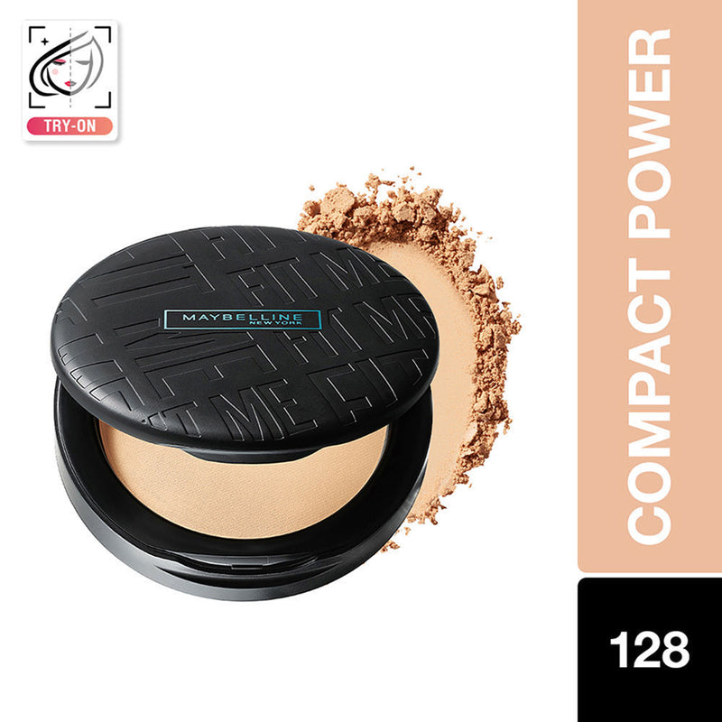 Maybelline New York Fit Me Matte + Poreless 16H Oil Control Compact Powder - 128 Warm Nude, 6g Buy at Indicrest