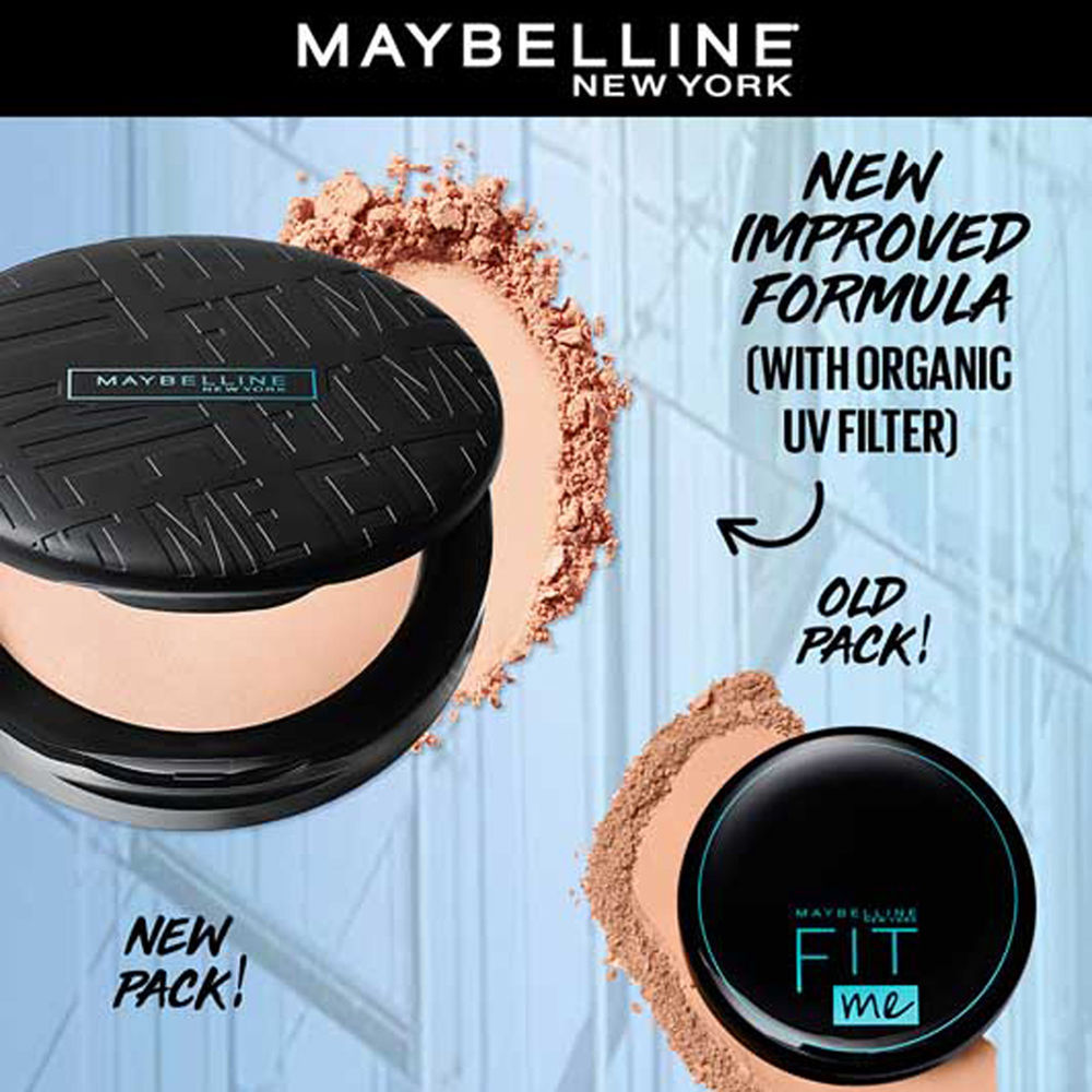 Maybelline New York Fit Me Matte + Poreless 16H Oil Control Compact Powder - 128 Warm Nude, 6g Buy at Indicrest Image 3