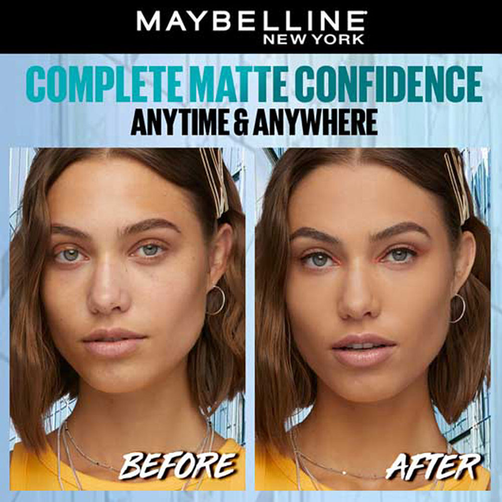 Maybelline New York Fit Me Matte + Poreless 16H Oil Control Compact Powder - 128 Warm Nude, 6g Buy at Indicrest Image 6