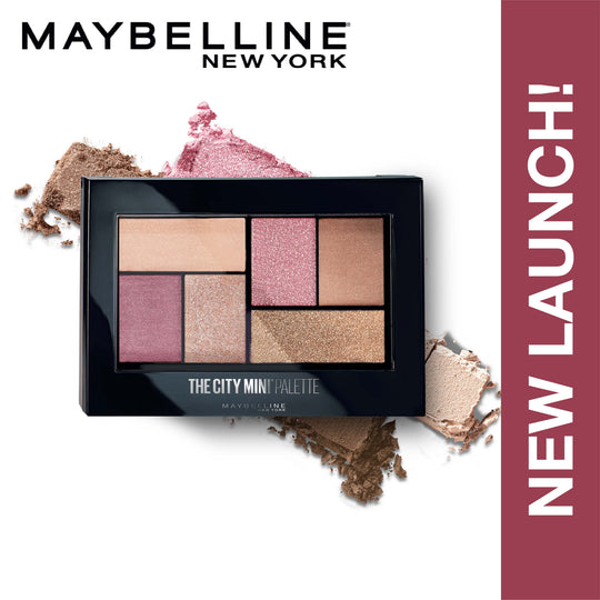 Maybelline New York New City Mini Eyeshadow Palette, Shimmery and Metallic Finish - Westside Roses, 6.1g Buy at Indicrest