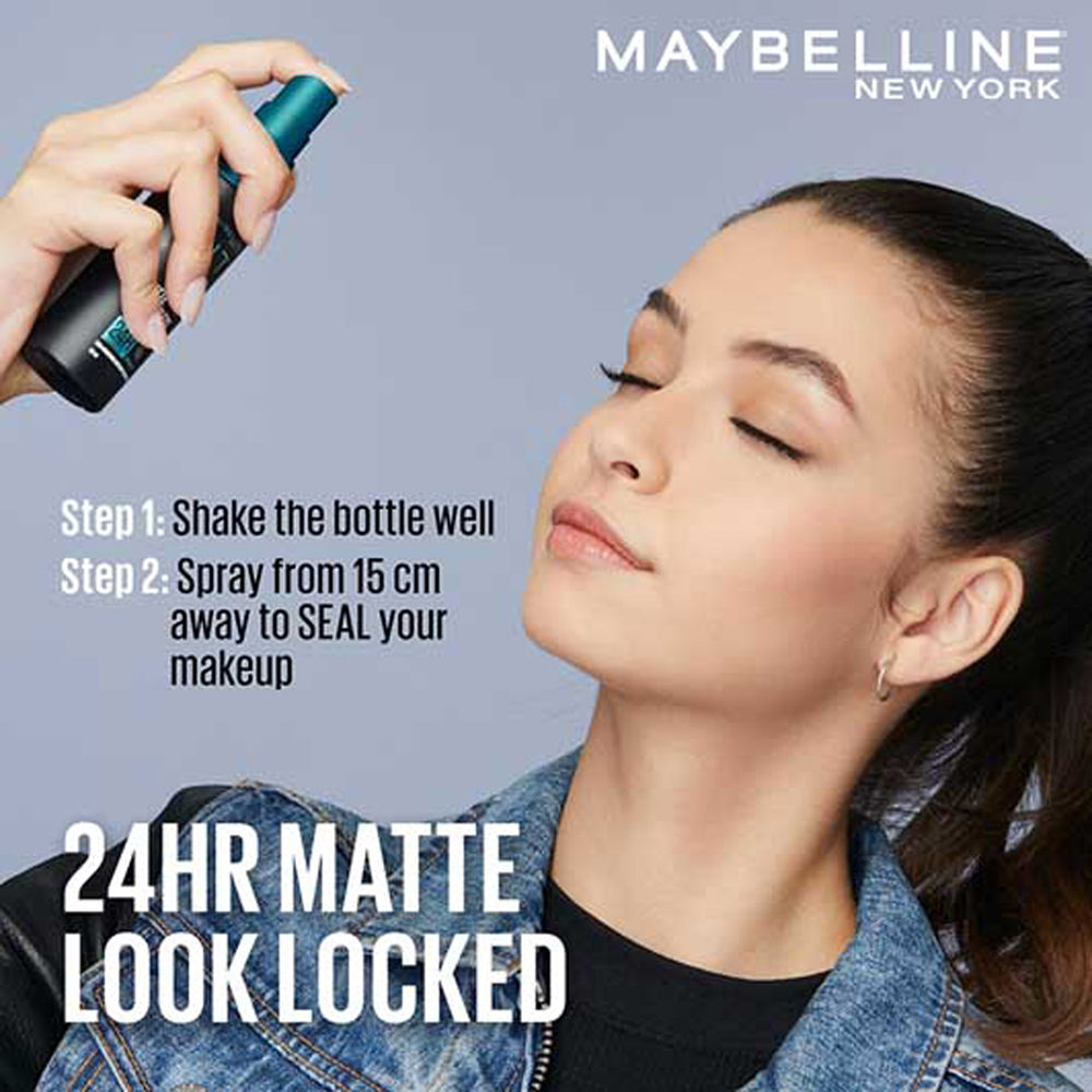 Maybelline New York Fit Me Matte + Poreless Setting Spray Transfer-proof 24HR Oil-control Formula, 60ml Buy at Indicrest Image 5