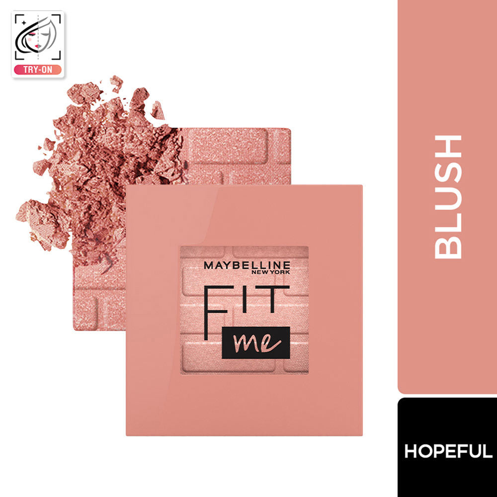 Maybelline New York New Fit Me Mono Blush, Up To 16 hours Long-lasting Cheek Blush - 20 Hopeful, 4.5g Buy at Indicrest