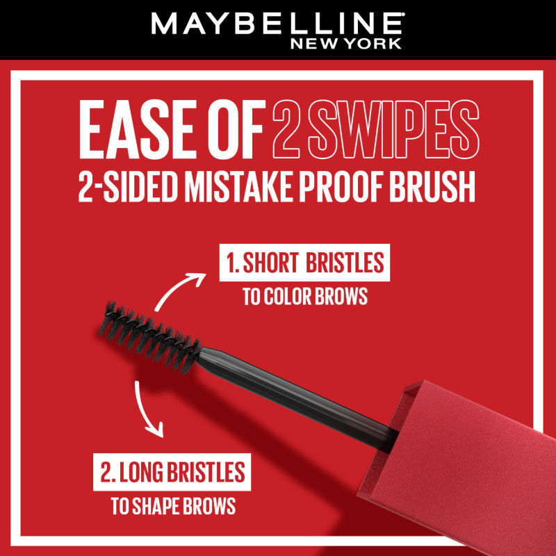 Maybelline New York Tattoo Brow 3-Day Gel, Water & Smudgeproof Lasts Up To 36H - Medium Brown, 6ml Buy at Indicrest Image 5