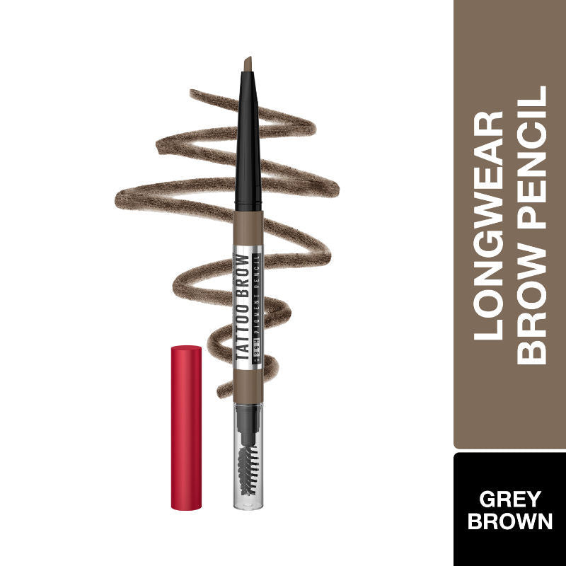 Maybelline New York Tattoo Brow 36H Brow Pencil, Water & Smudgeproof - Grey Brown, 0.25g Buy at Indicrest