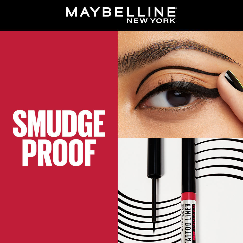 Maybelline New York Tattoo 48H Dip In Liquid Eye Liner - Black, 2.1ml Buy at Indicrest Image 3