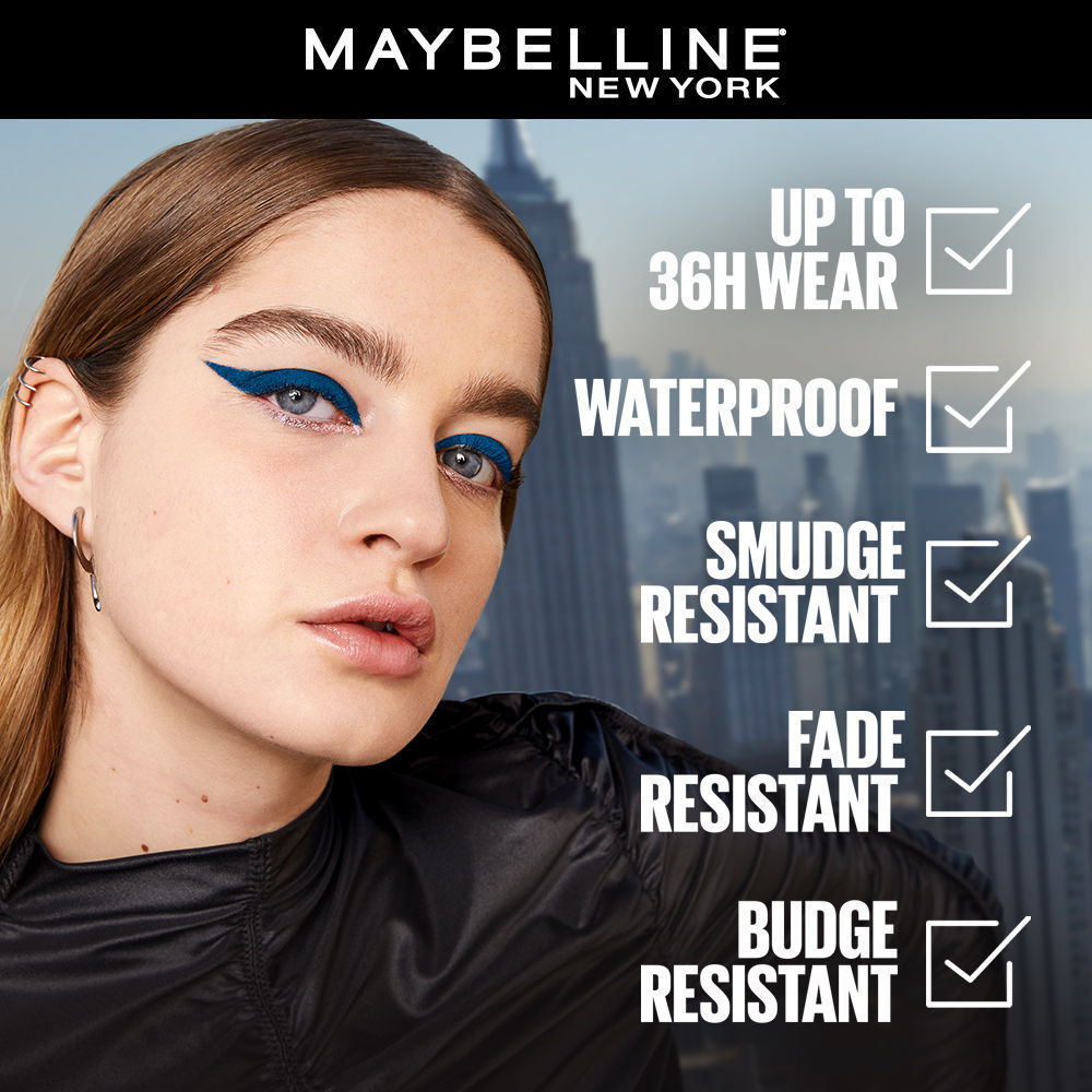 Maybelline New York Tattoo Gel Kajal Color Pencil - Metallic Nights Black,, 1.2g Buy at Indicrest Image 4
