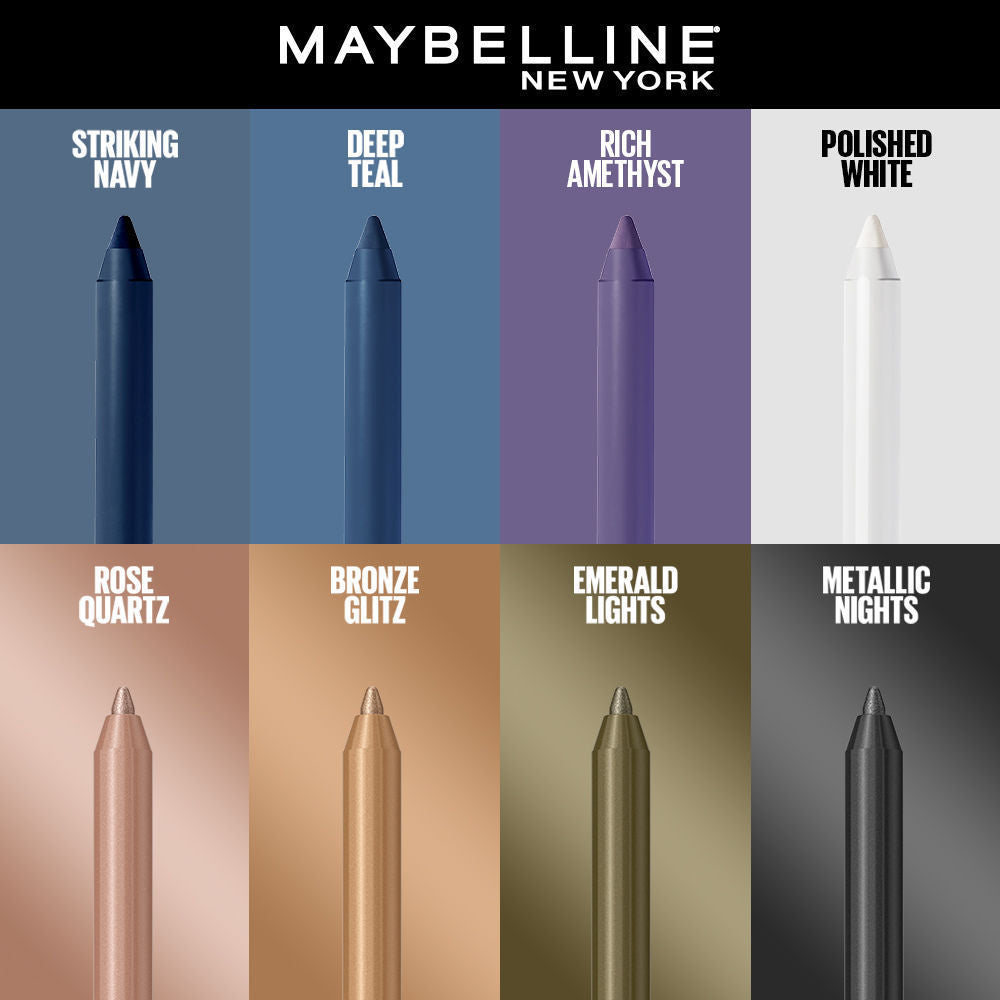 Maybelline New York Tattoo Gel Kajal Color Pencil - Metallic Nights Black,, 1.2g Buy at Indicrest Image 6