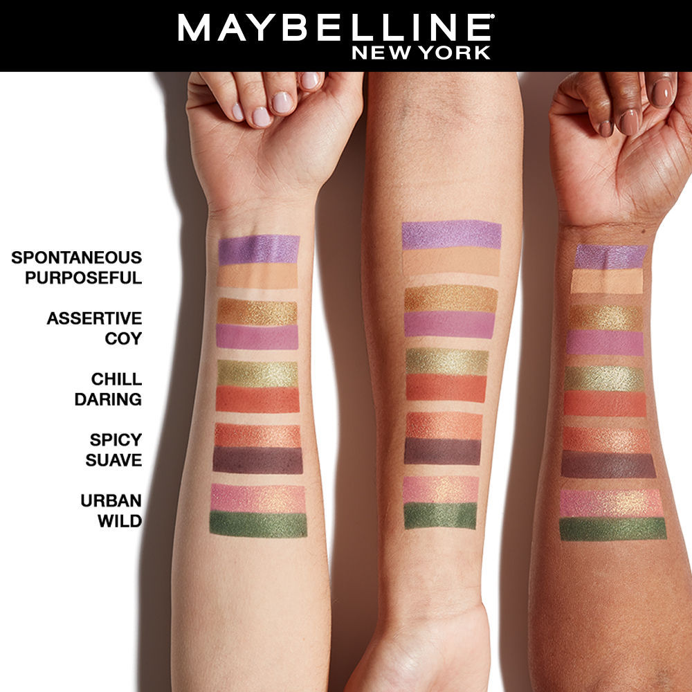 Maybelline New York Color Rivals Longwear Duo Eyeshadow Palette - Assertive X Coy Combo, 3g Buy at Indicrest Image 7