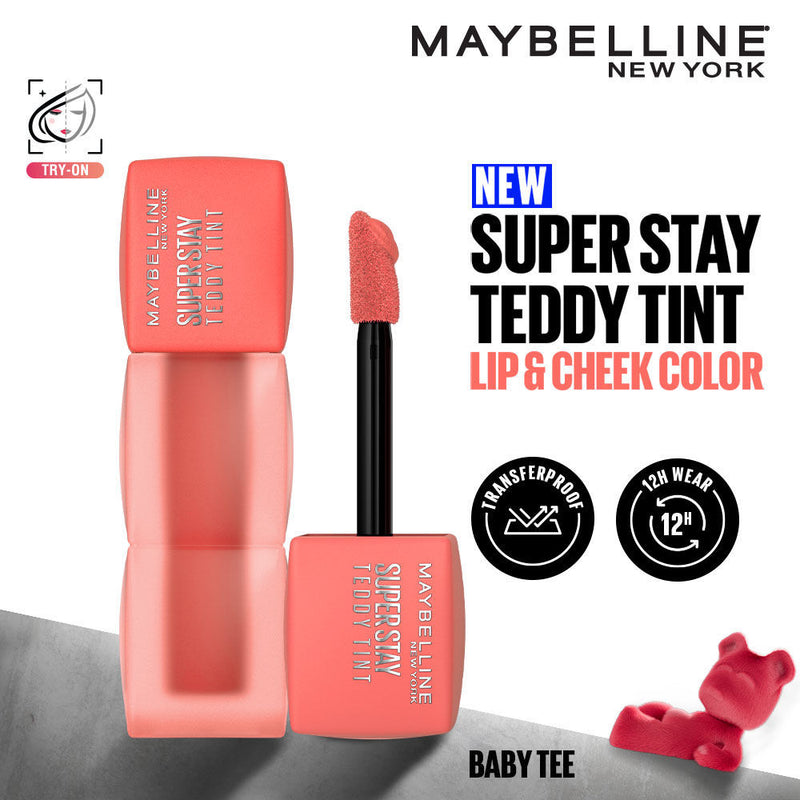Maybelline New York Superstay Teddy Tint - Lip And Cheek Color - Baby Tee, 5ml Buy at Indicrest